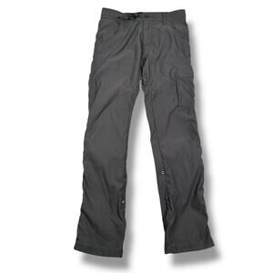 Prana Zion II Slim Cargo Pants Men's 28 x 30 Gray Nylon Pockets Outdoor Active